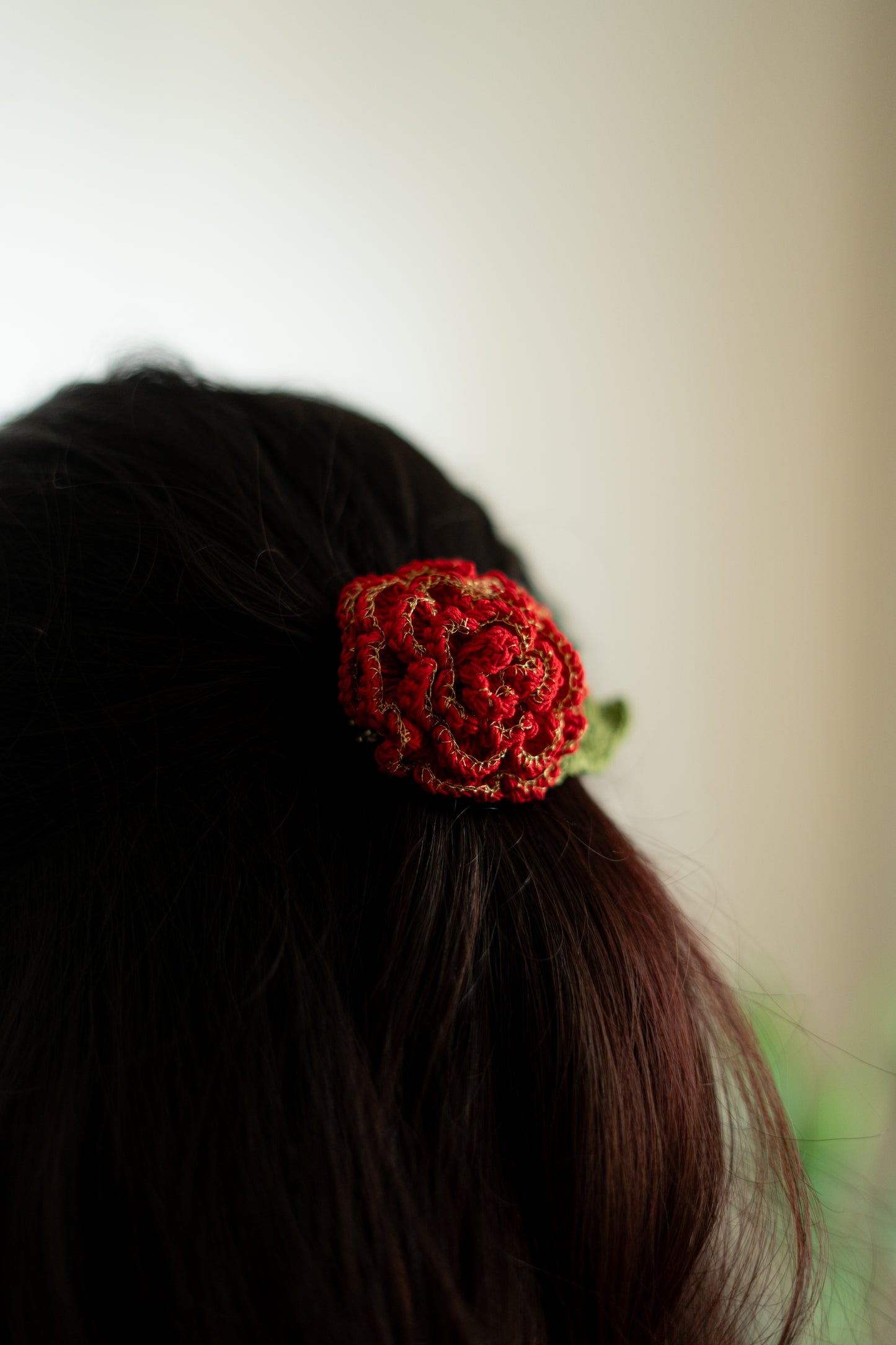 Rose Zari Hair Clip (Mini)