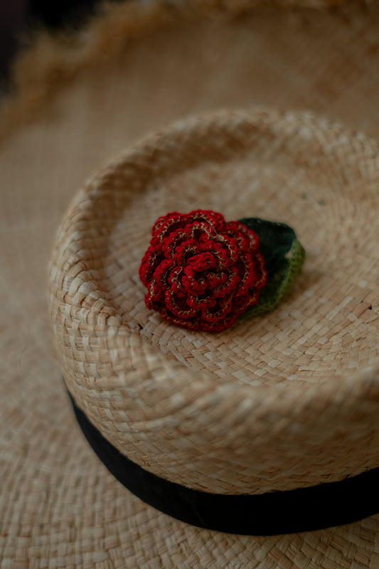 Rose Zari Hair Clip (Mini)