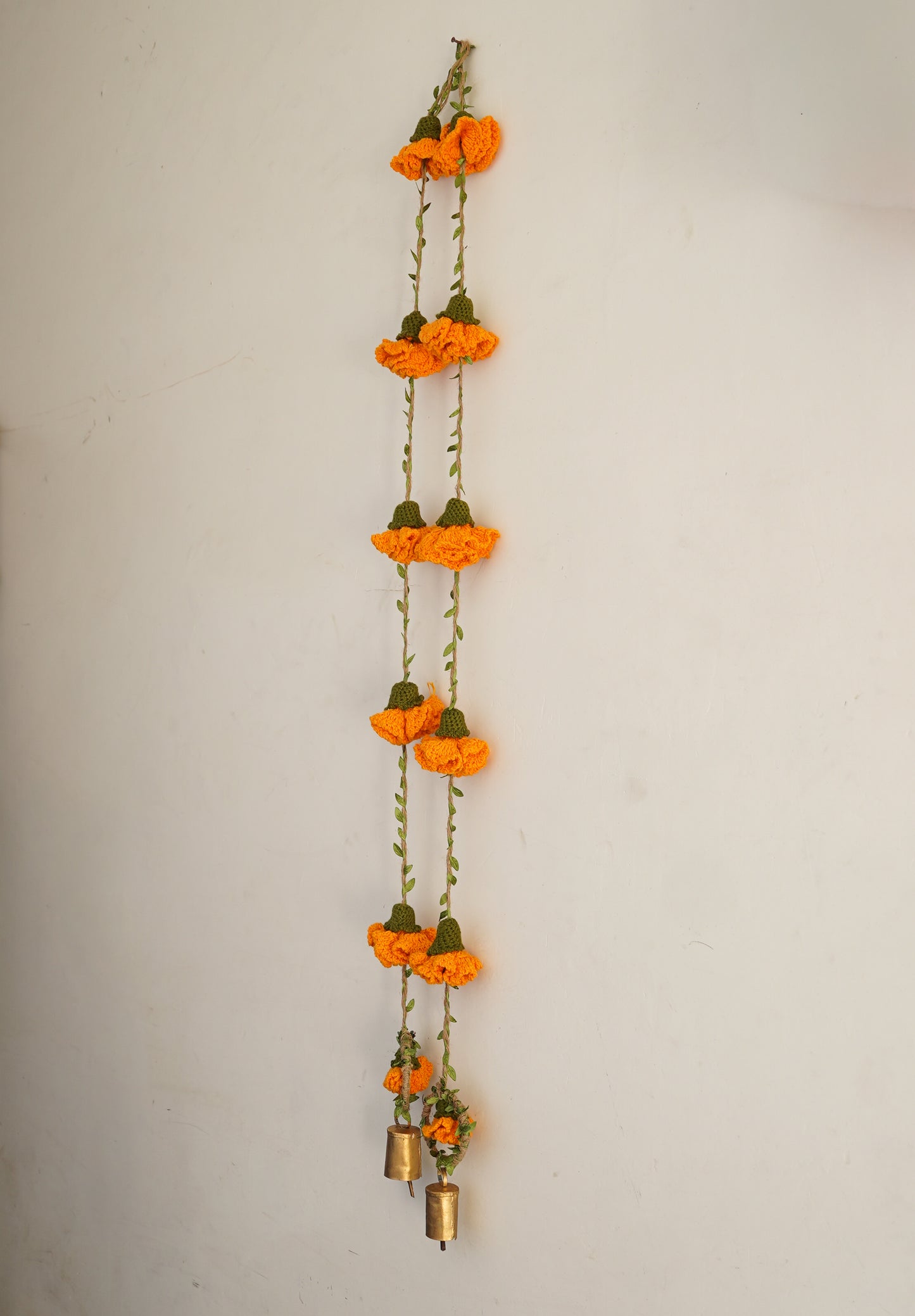 Tangerine Marigold Hangings (Set of 2)