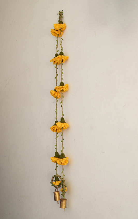 Yellow Marigold Hangings (Set of 2)