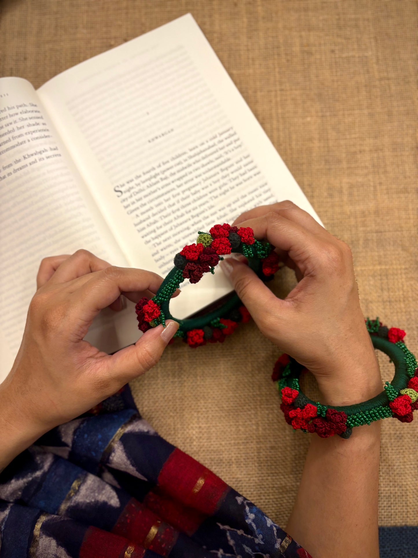 Rose Bangles (Set of Two)