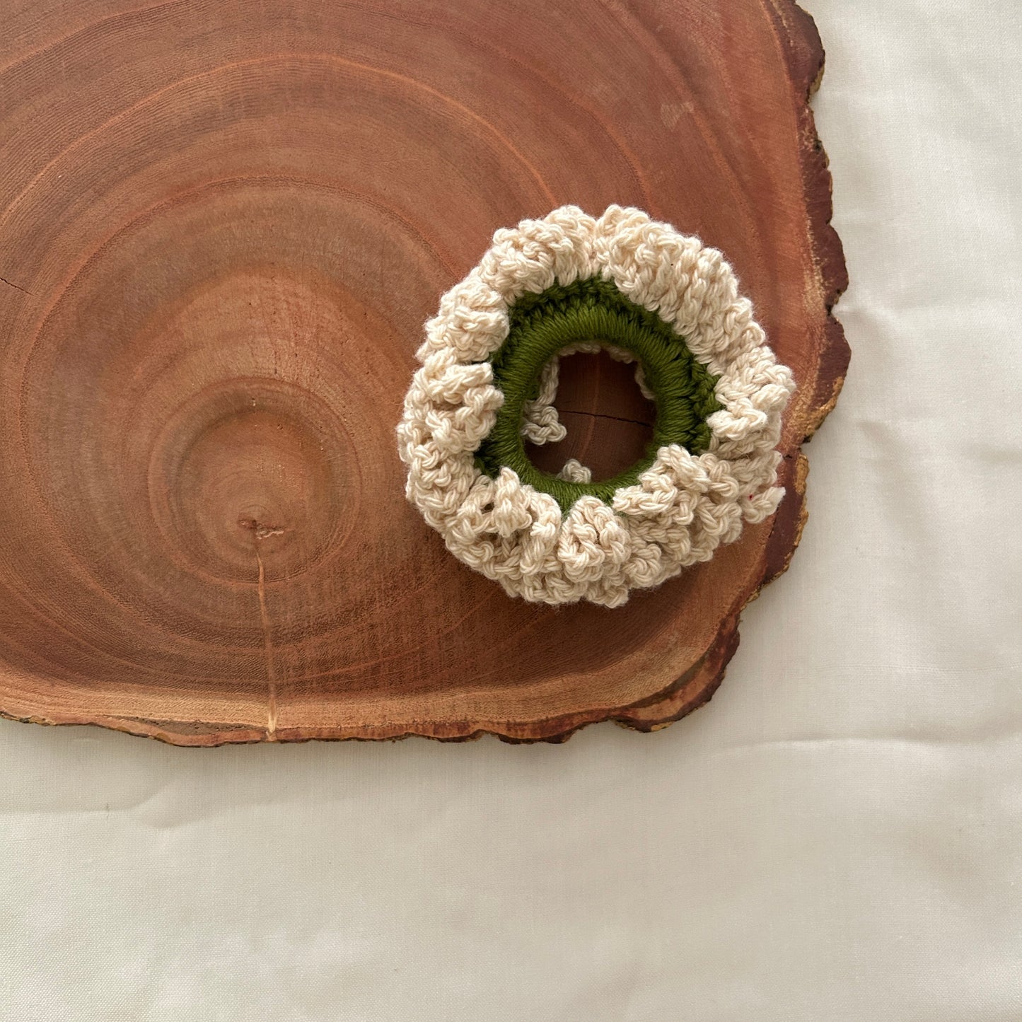 Trio of Gajra Scrunchies (Set of 3)