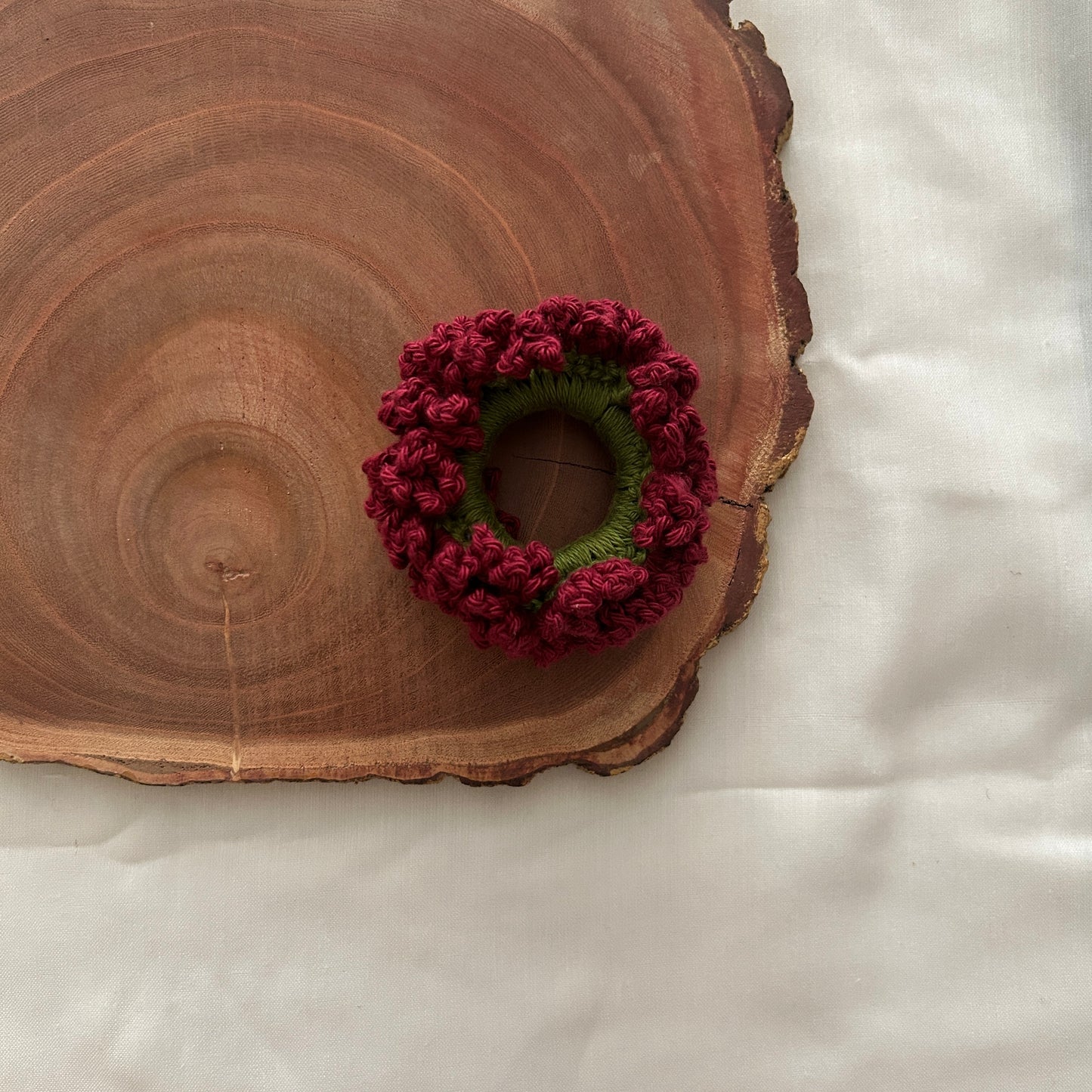 Trio of Gajra Scrunchies (Set of 3)