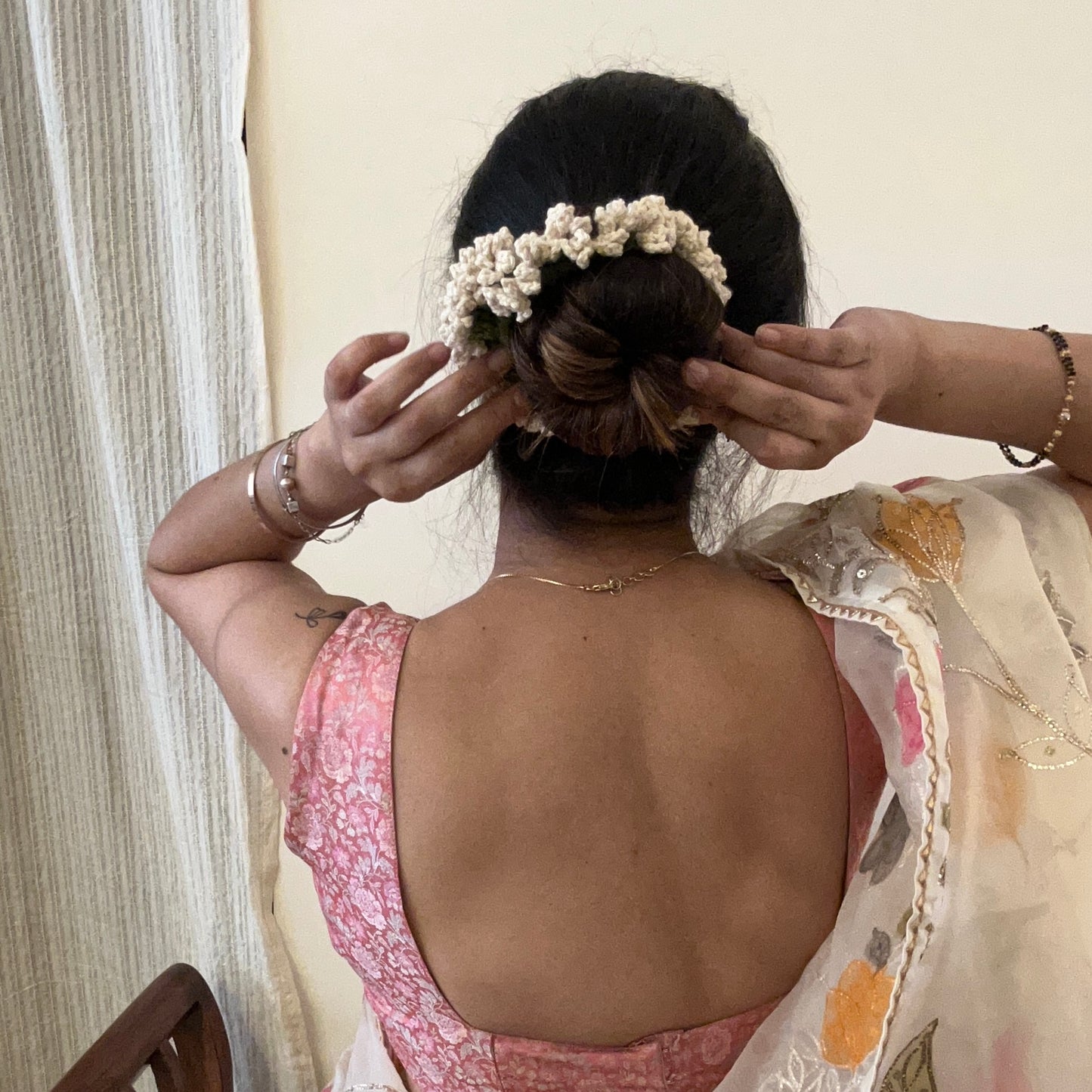 Trio of Gajra Scrunchies (Set of 3)