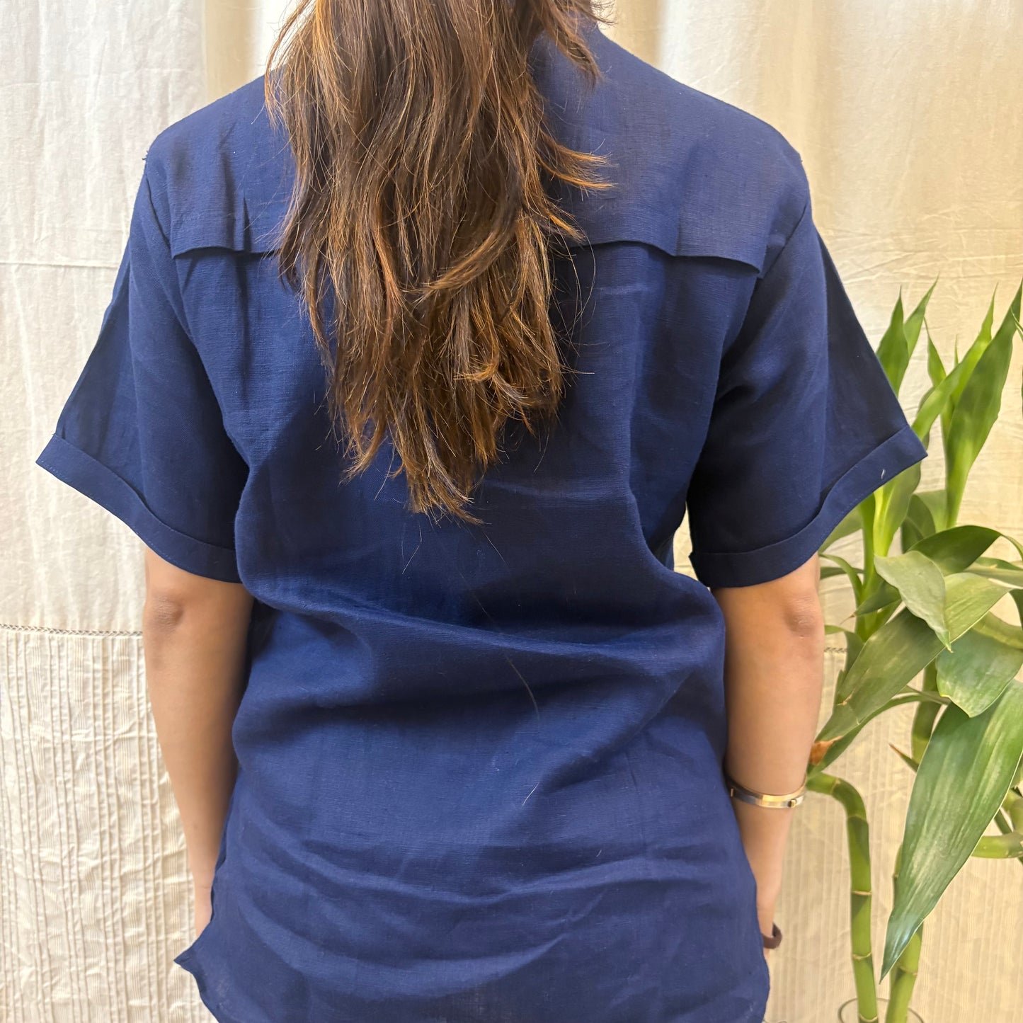 Indigo Fleur Shirt