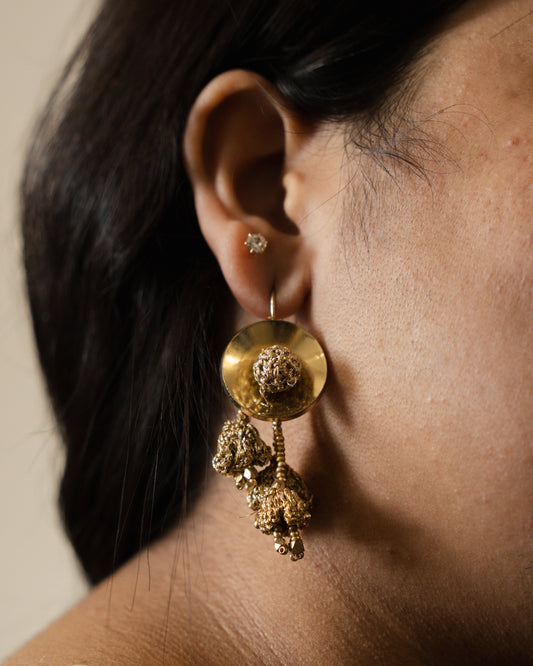Sunehri Leher Earrings