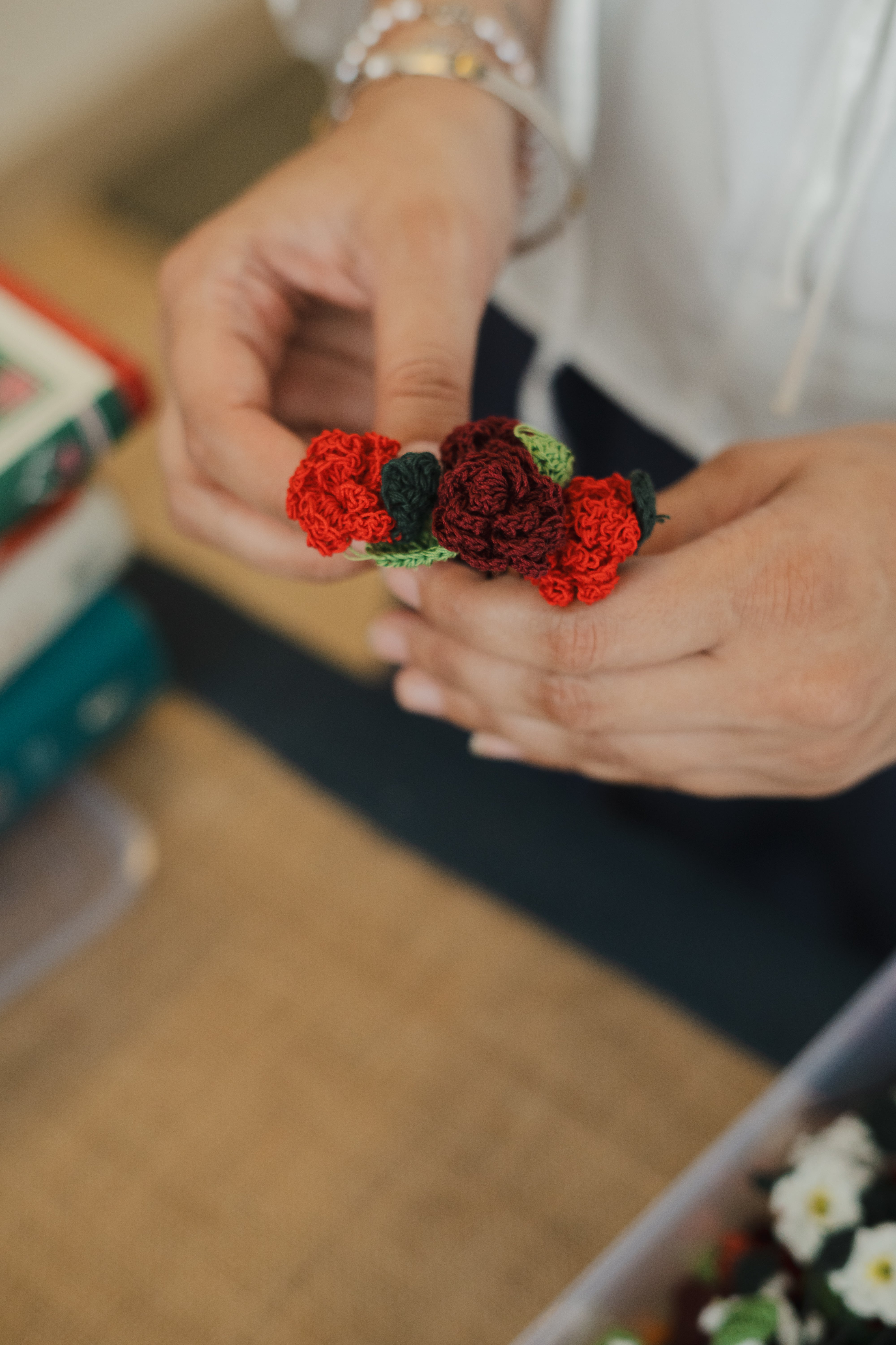 Handcrafted Crochet Hairpins
