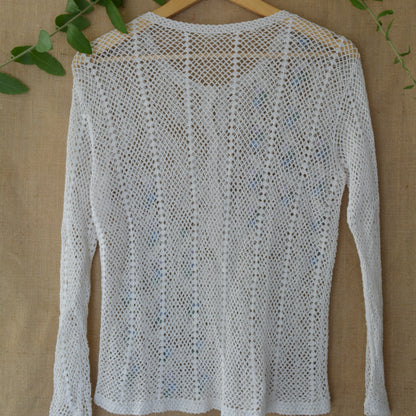 Daisy Fields Crochet Shirt