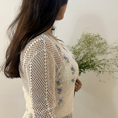 Daisy Fields Crochet Shirt