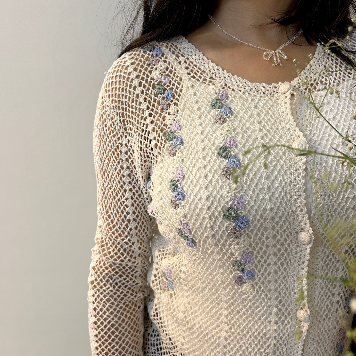 Daisy Fields Crochet Shirt