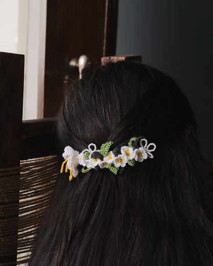 White Daisies Hair Comb