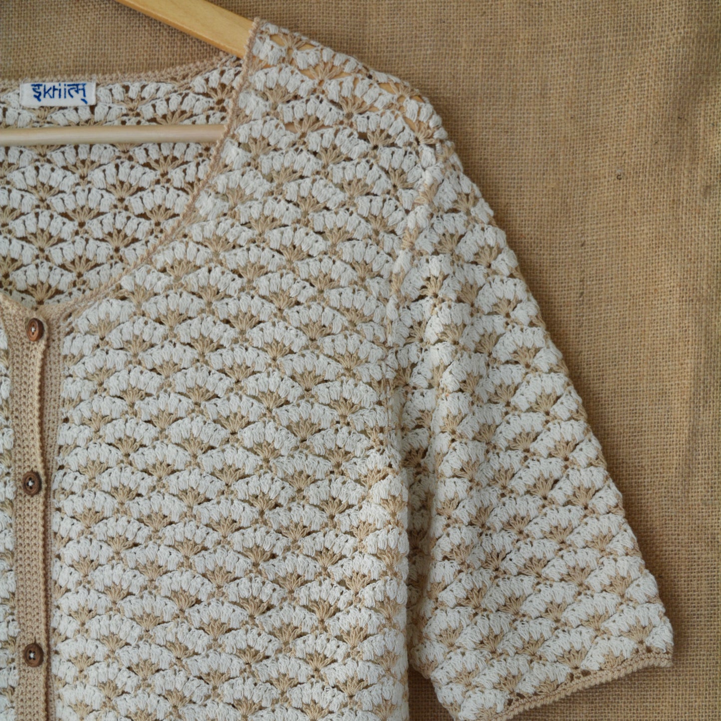 Terra Twist Crochet Shirt