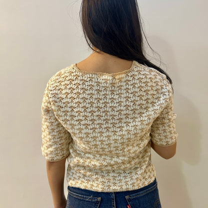 Terra Twist Crochet Shirt