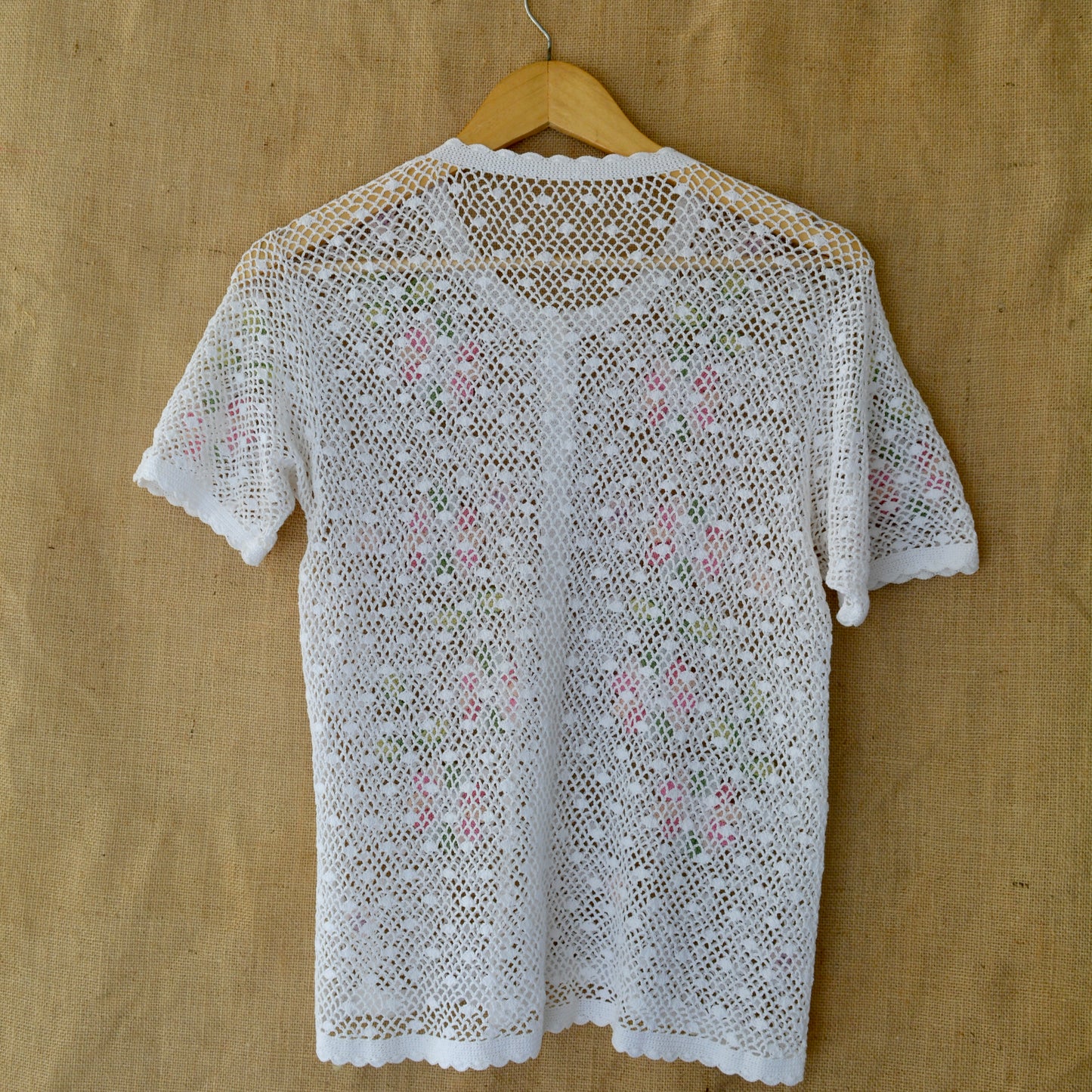 Petal Sway Crochet Shirt