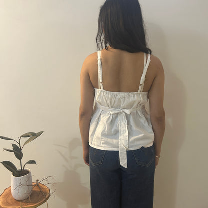 White Birdsong Bloom Top