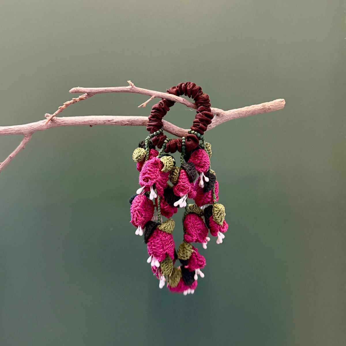 Bougainvillea Scrunchie