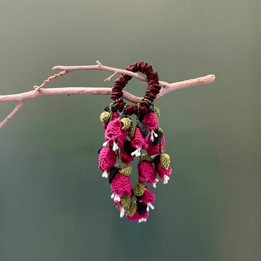 Bougainvillea Scrunchie