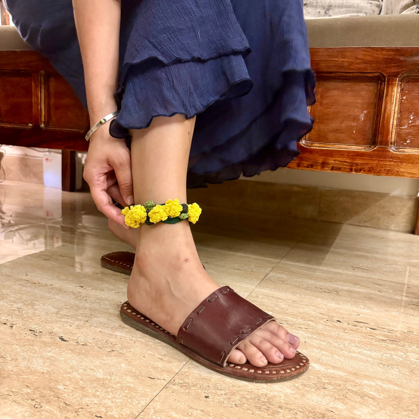 Yellow Marigold  3-Way String