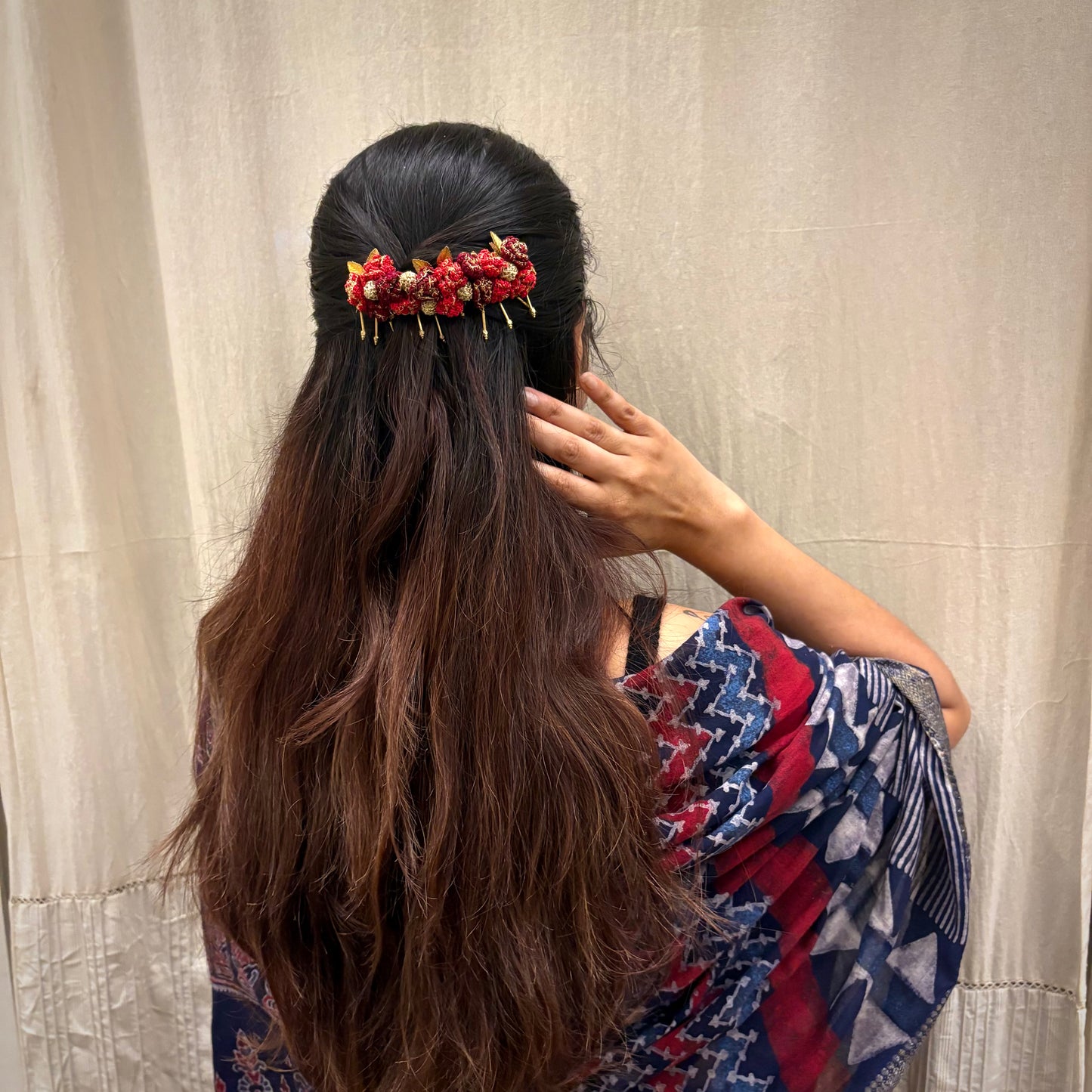 Zari Roses Hair Comb