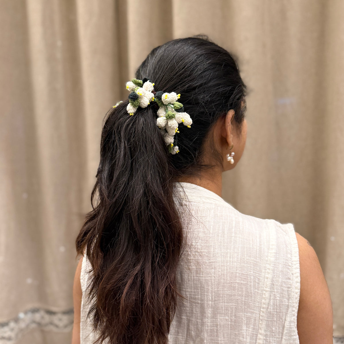 Mogra Scrunchie
