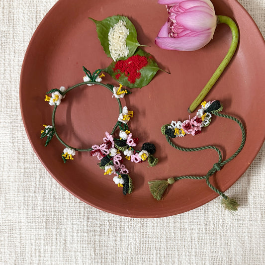 Set of Pushp Rakhi and Lumba