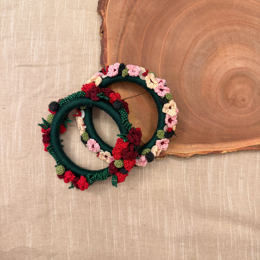 Set of Ruhani and Gulabi Phool Bangles