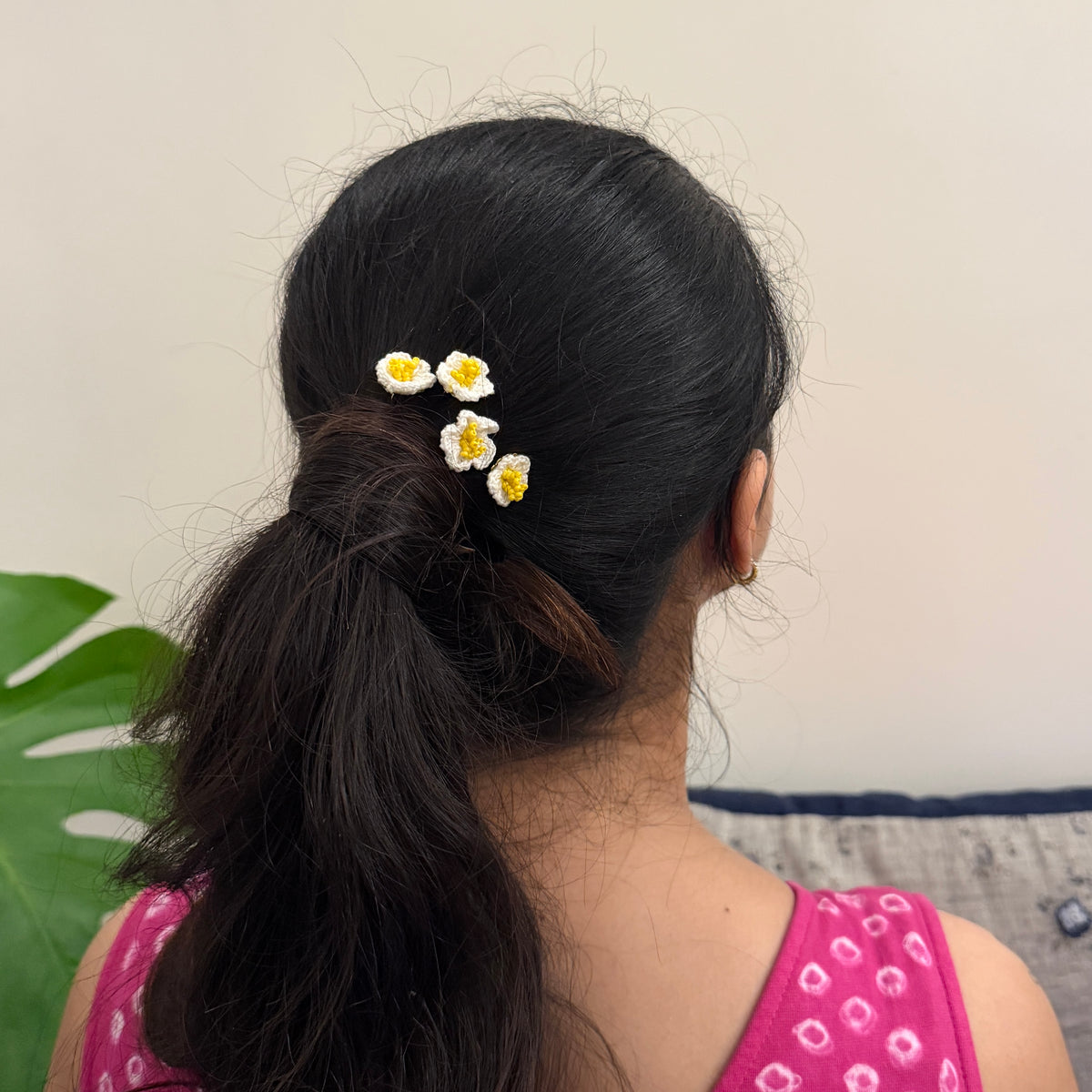 Safed Phool Hairpins