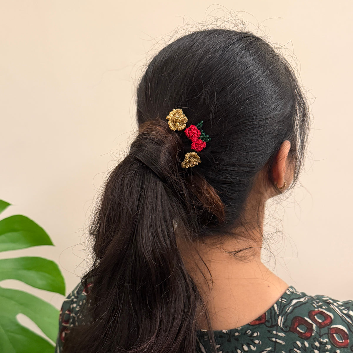 Gulab and Sunheri Hairpins