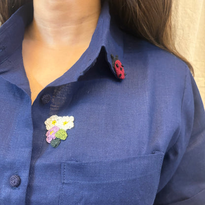 Indigo Fleur Shirt