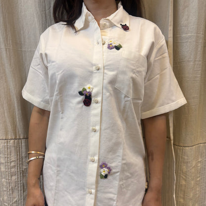 White Fleur Shirt