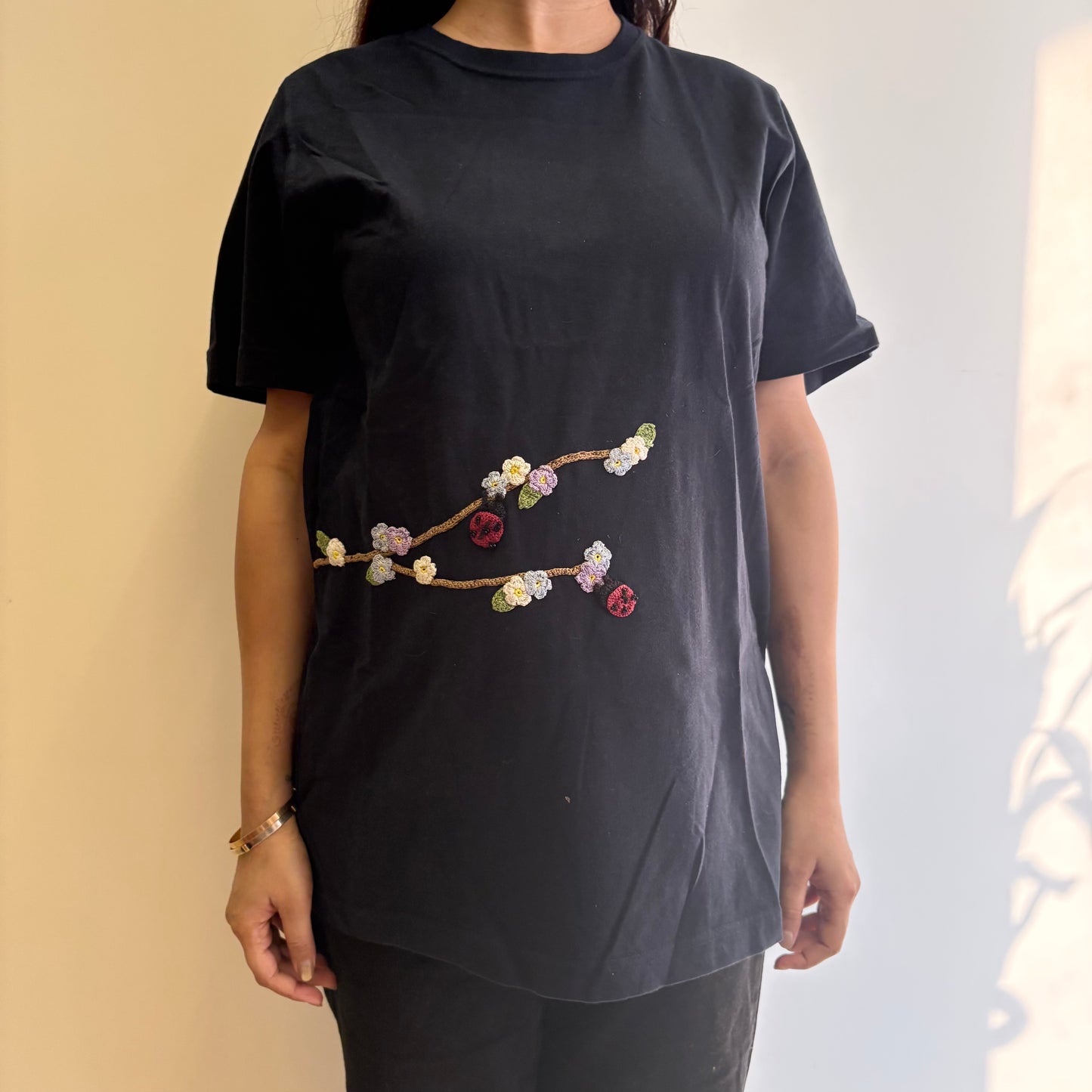 Indigo Serene Stitch T-Shirt