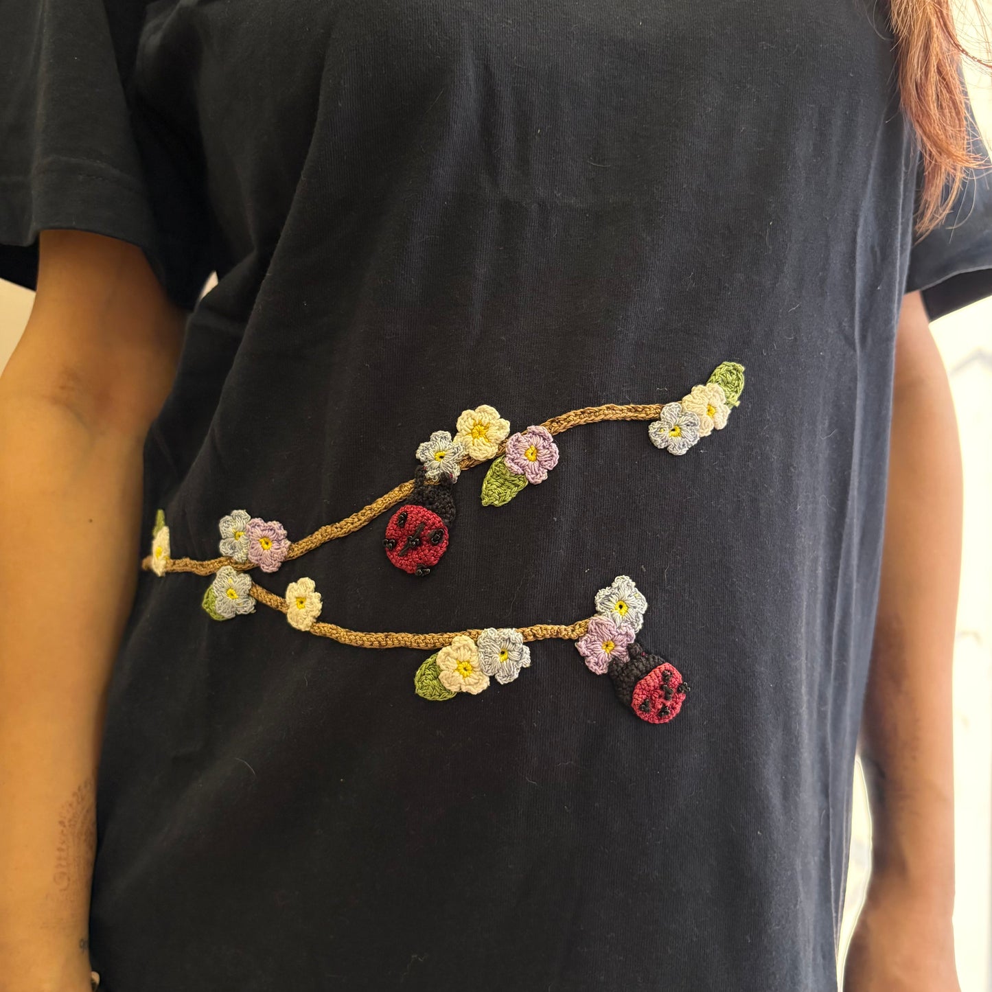 Indigo Serene Stitch T-Shirt