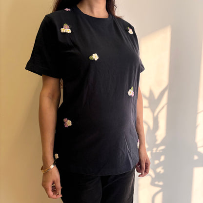 Indigo Floral Field T-Shirt