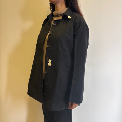 Noir Short Woollen Jacket