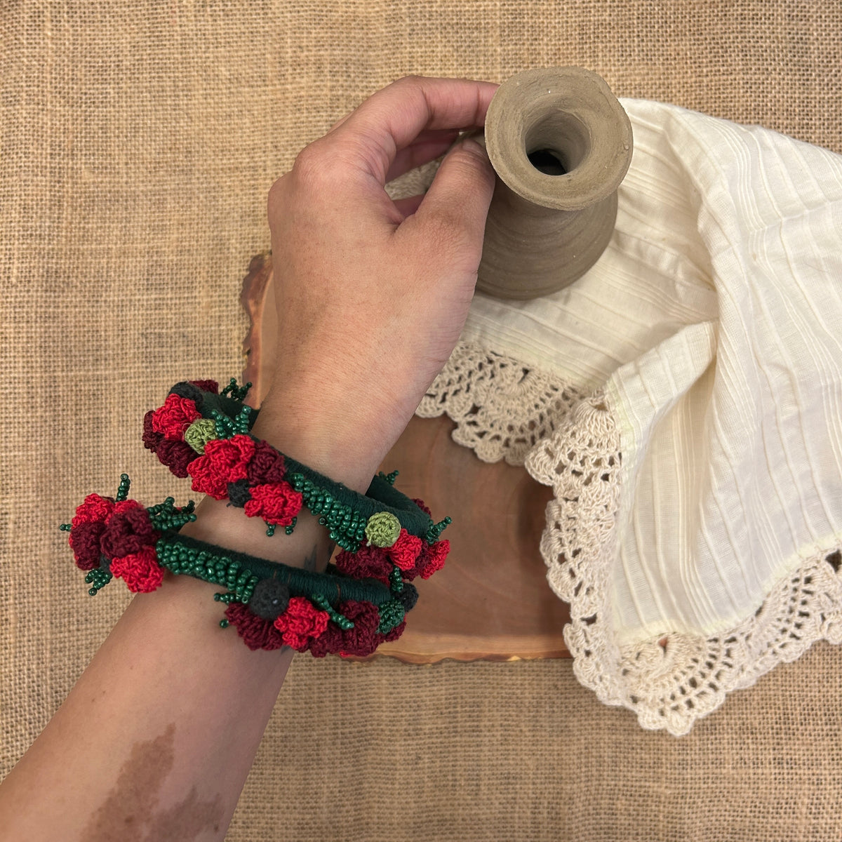 Set of Surajmukhi, Gulabi Phool and Ruhani Bangles (Most Loved  Combo)