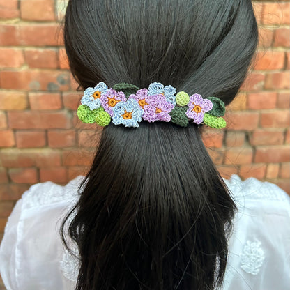 Blue Daisy Hair Clip