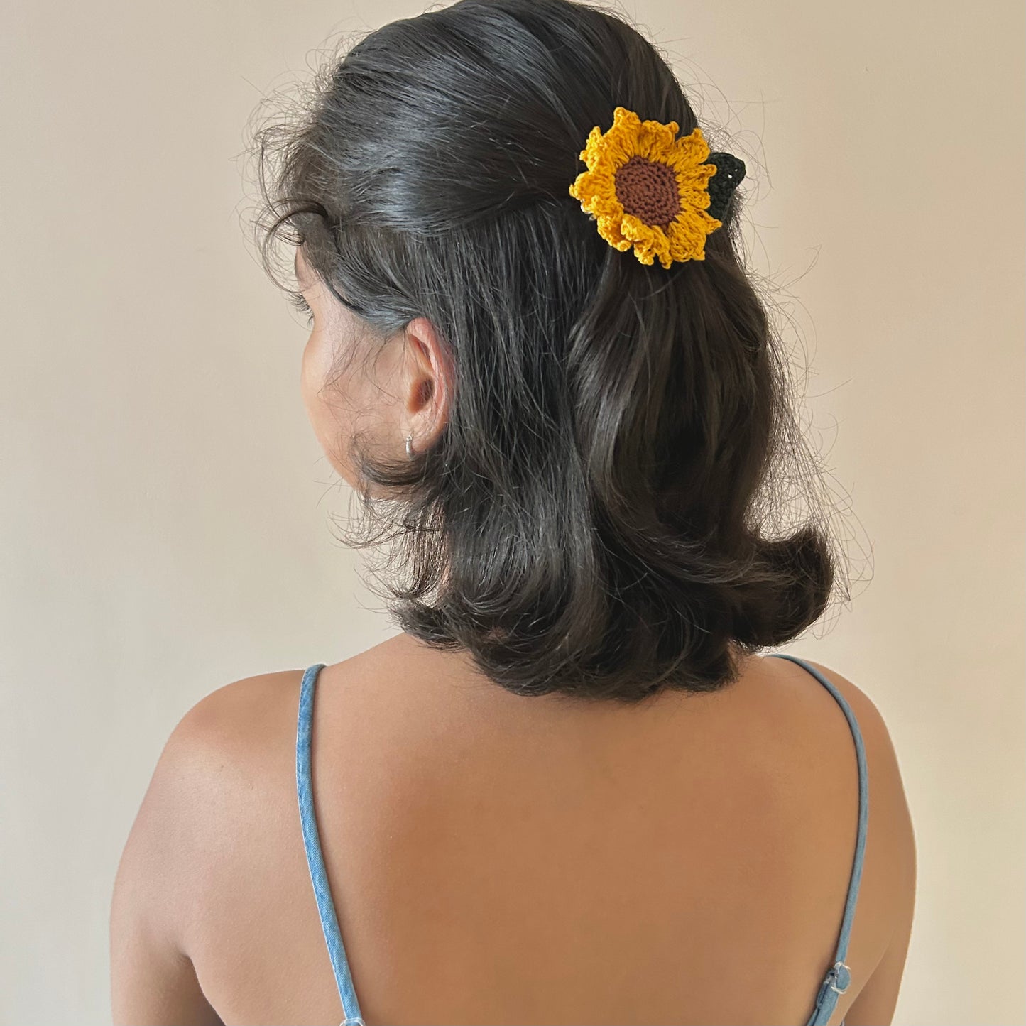 Sunflower Hair Clip (Mini)