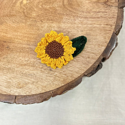 Sunflower Hair Clip (Mini)