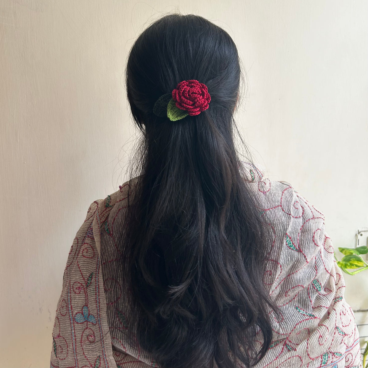 Set of Rose Zari and Rose Hair Clip