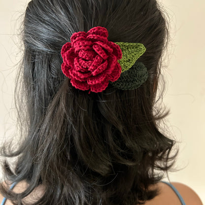 Rose Hair Clip (Mini)