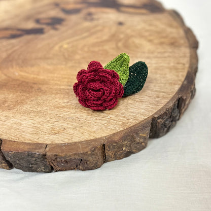 Rose Hair Clip (Mini)