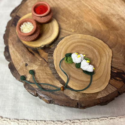 Mogra Crochet Rakhi