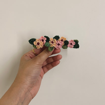 Pink Daisy Hair Clip