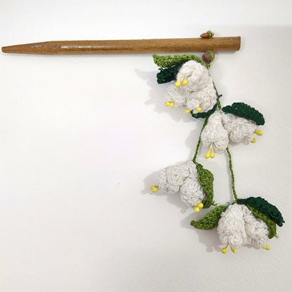 Set of Mogra and Pink Daisy Hair Stick