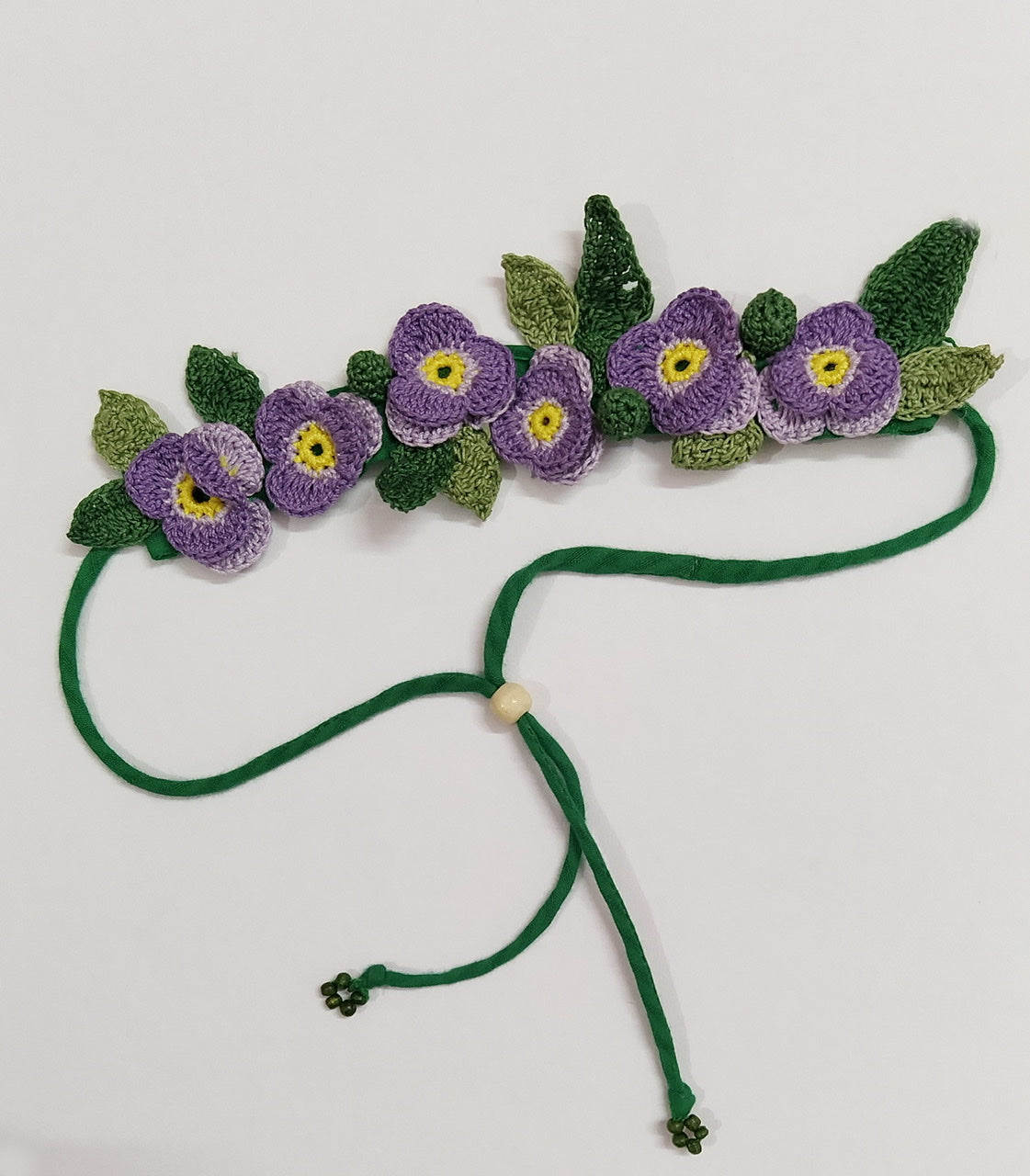 Pansy Crochet Hair String